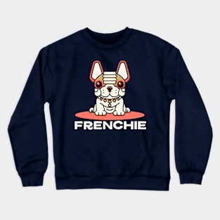 Frenchie Robot Dog Owner Frenchie Funny Dog Crewneck Sweatshirt